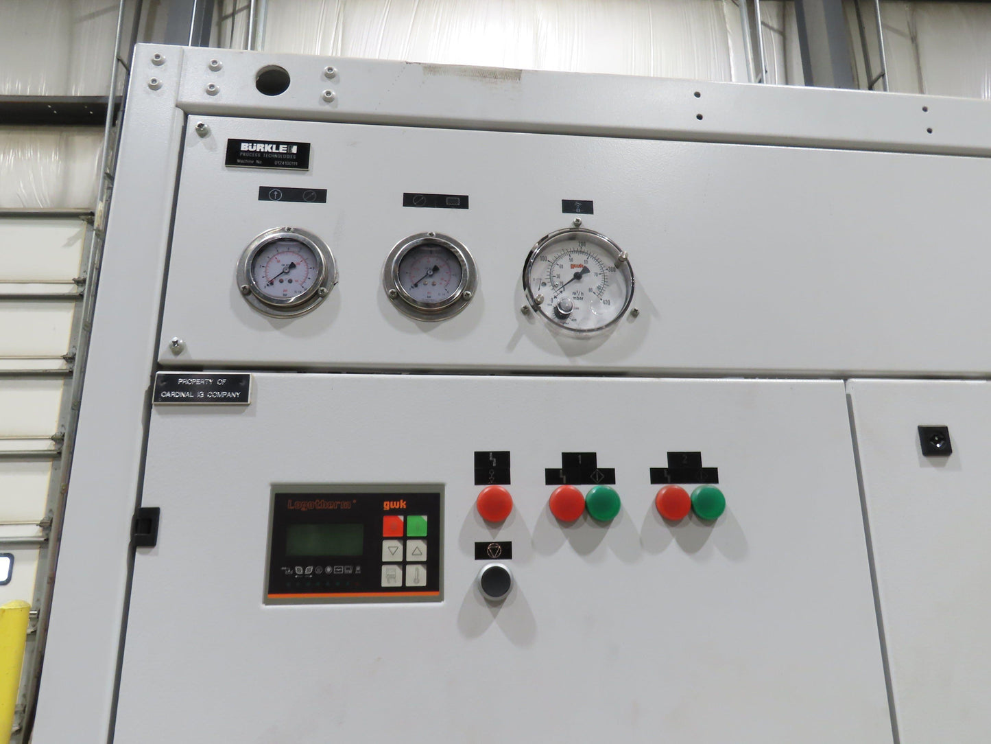 GWK Recirculating Water Cooled Chiller 40 Ton Cooling 25Hp 480V 2-Pump Unit