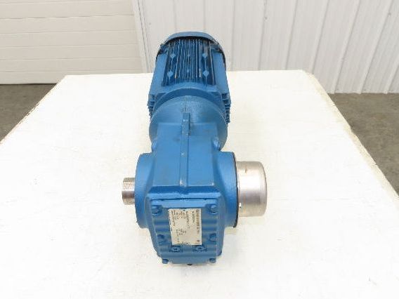 Sew Eurodrive KT47 DRE100L4 Gearmotor 12.19 Reducer 142rpm 3Hp 460V Hollow Shaft