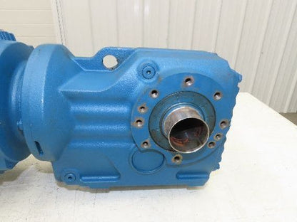 Sew Eurodrive KT47 DRE100L4 Gearmotor 12.19 Reducer 142rpm 3Hp 460V Hollow Shaft