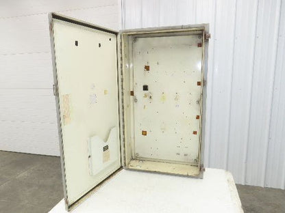 Hoffman Electrical Enclosure Junction Box 42x24x8" Backplate Sealed Door