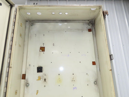 Hoffman Electrical Enclosure Junction Box 42x24x8" Backplate Sealed Door