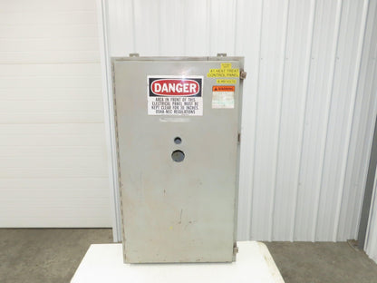 Hoffman Electrical Enclosure Junction Box 42x24x8" Backplate Sealed Door