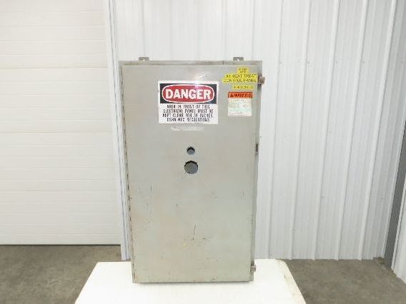 Hoffman Electrical Enclosure Junction Box 42x24x8" Backplate Sealed Door