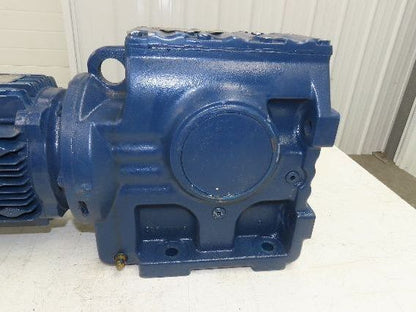 Sew Eurodrive S77 DRE100L4 Gearmotor 28.41 Reducer 61rpm 3Hp 230/460V LH Output