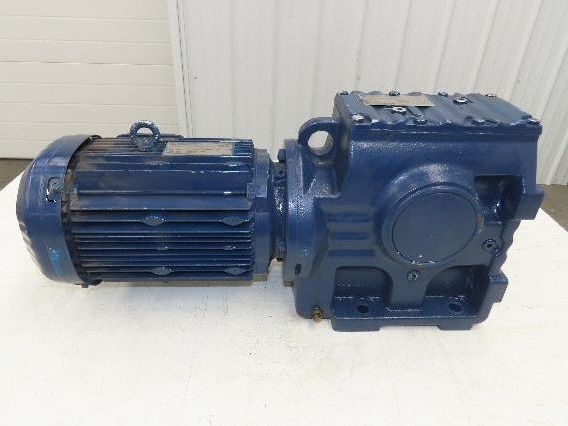 Sew Eurodrive S77 DRE100L4 Gearmotor 28.41 Reducer 61rpm 3Hp 230/460V LH Output