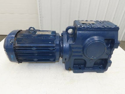 Sew Eurodrive S77 DRE100L4 Gearmotor 28.41 Reducer 61rpm 3Hp 230/460V LH Output