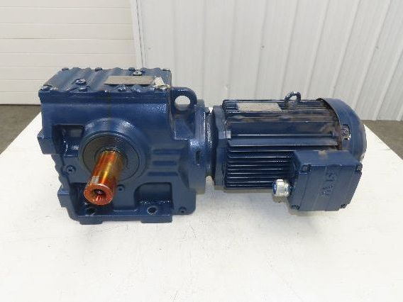 Sew Eurodrive S77 DRE100L4 Gearmotor 28.41 Reducer 61rpm 3Hp 230/460V LH Output