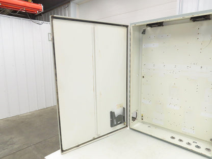 Hoffman A-423008LP Electrical Enclosure Control Panel Backplate 42x30x8" Fans