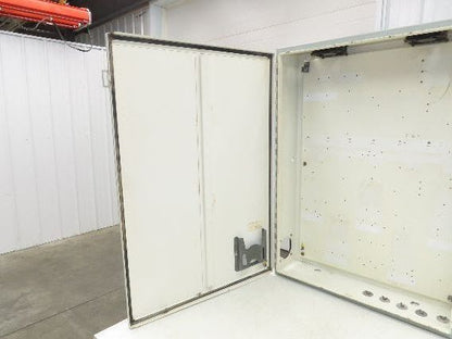 Hoffman A-423008LP Electrical Enclosure Control Panel Backplate 42x30x8" Fans