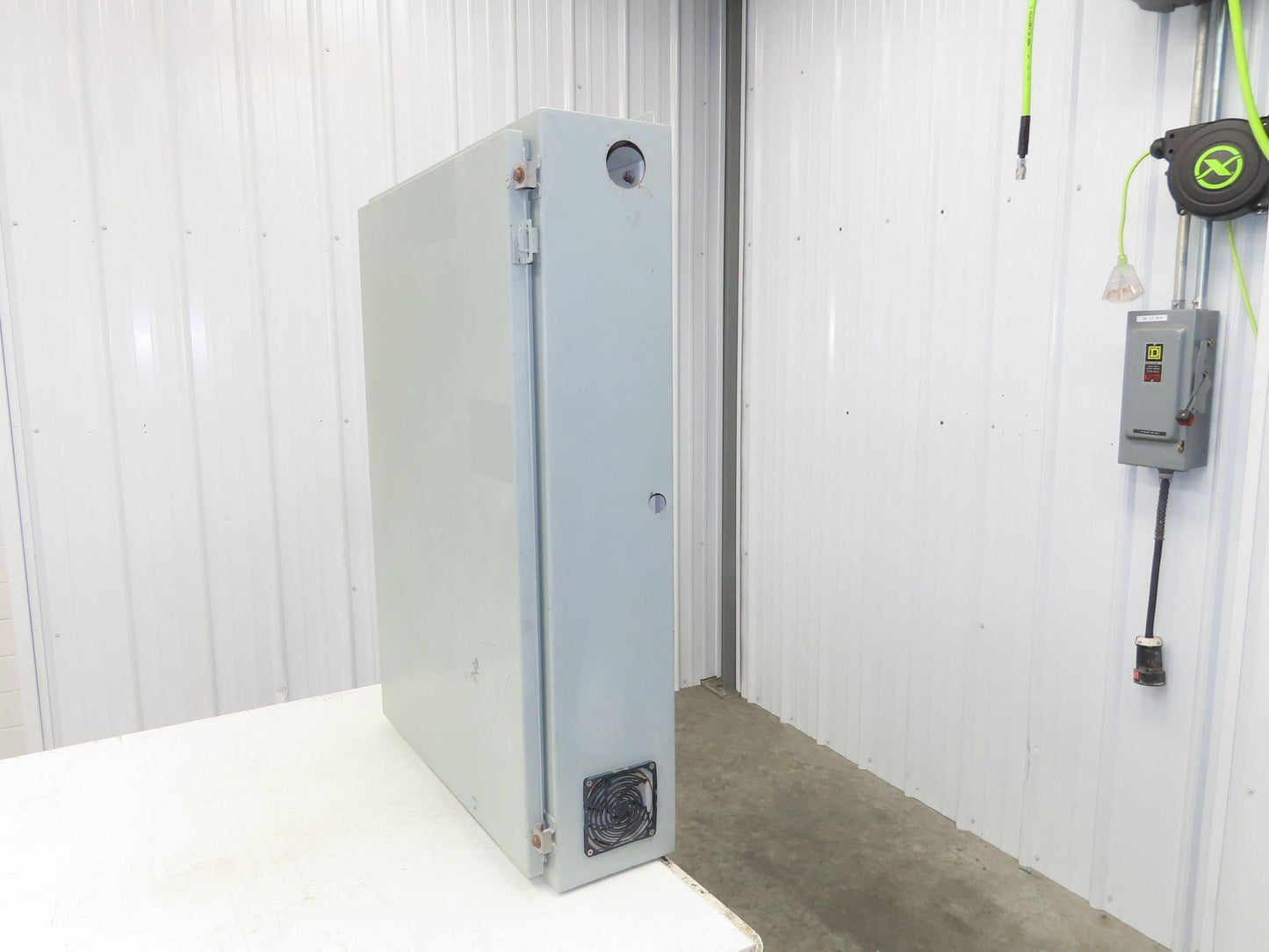 Hoffman A-423008LP Electrical Enclosure Control Panel Backplate 42x30x8" Fans