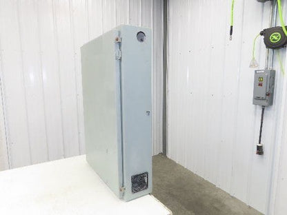 Hoffman A-423008LP Electrical Enclosure Control Panel Backplate 42x30x8" Fans