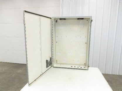 Hoffman A-423008LP Electrical Enclosure Control Panel Backplate 42x30x8" Fans