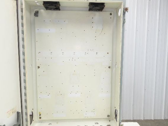 Hoffman A-423008LP Electrical Enclosure Control Panel Backplate 42x30x8" Fans