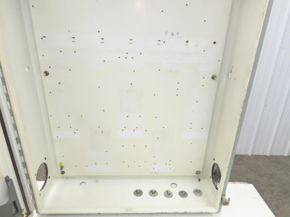 Hoffman A-423008LP Electrical Enclosure Control Panel Backplate 42x30x8" Fans