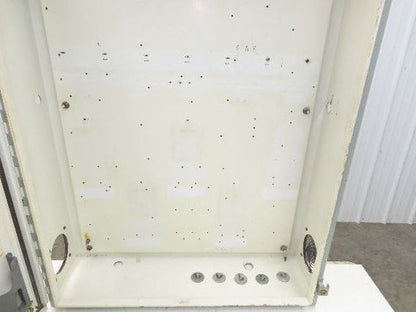 Hoffman A-423008LP Electrical Enclosure Control Panel Backplate 42x30x8" Fans