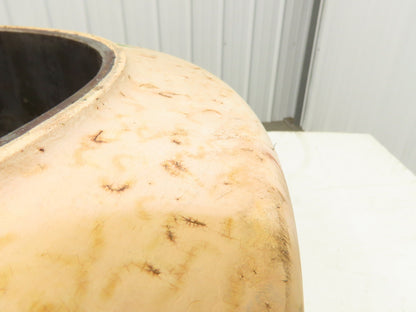 ITL GPX 22x9x16 Press-On Forklift Tire Solid Smooth Non-Marking White