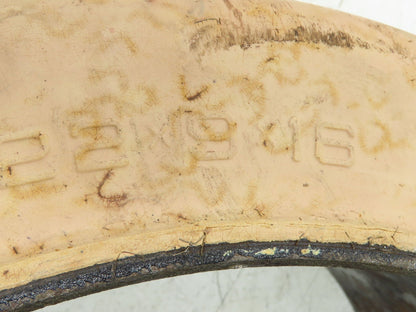 ITL GPX 22x9x16 Press-On Forklift Tire Solid Smooth Non-Marking White