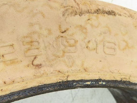 ITL GPX 22x9x16 Press-On Forklift Tire Solid Smooth Non-Marking White