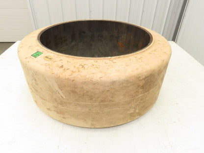 ITL GPX 22x9x16 Press-On Forklift Tire Solid Smooth Non-Marking White