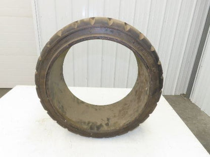 ITL 22x9x16 Press-On Forklift Tire Solid Cushion Traction Tread Black