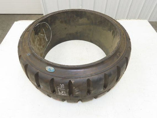 ITL 22x9x16 Press-On Forklift Tire Solid Cushion Traction Tread Black