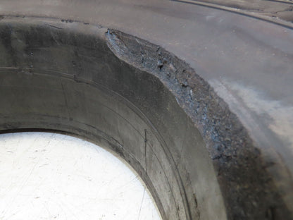 Rhino 7.00-12/5.00 Forklift Tire Resilient Solid Traction Black 25x7x12