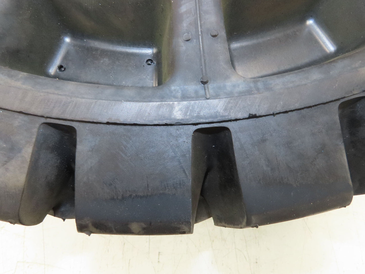 Rhino 7.00-12/5.00 Forklift Tire Resilient Solid Traction Black 25x7x12