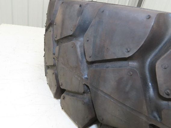 Rhino 7.00-12/5.00 Forklift Tire Resilient Solid Traction Black 25x7x12