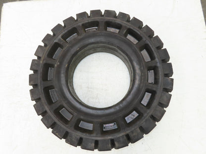 Rhino 7.00-12/5.00 Forklift Tire Resilient Solid Traction Black 25x7x12