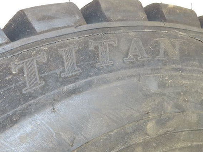 Titan 32x7.50-15 NHS Pneumatic Air Forklift Traction Tire Black w/Tube & Flap