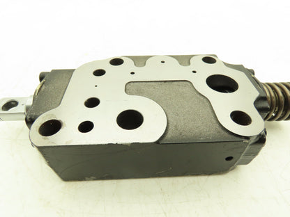 Doosan/Daewoo D503259 Valve GP Sandwich Section 2 Position Manual Spring Return