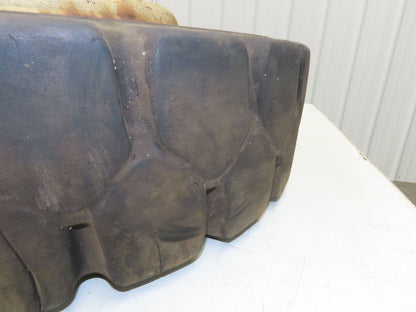 Bergougnan 28x7.00-15 Dual Forklift Tire Solid Traction Black 6-Lug Rim