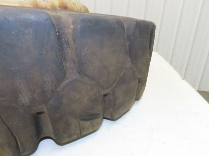 Bergougnan 28x7.00-15 Dual Forklift Tire Solid Traction Black 6-Lug Rim