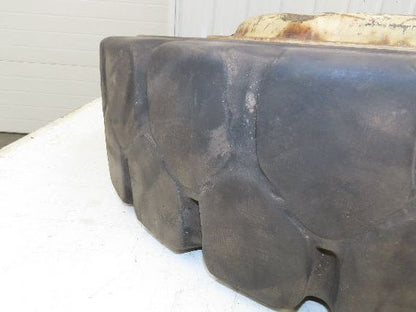 Bergougnan 28x7.00-15 Dual Forklift Tire Solid Traction Black 6-Lug Rim