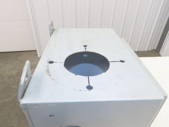 Hoffman A161208LP Electrical Enclosure 16x12x8" JIC Box Backplate Type 12