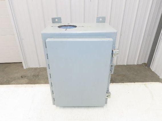 Hoffman A161208LP Electrical Enclosure 16x12x8" JIC Box Backplate Type 12