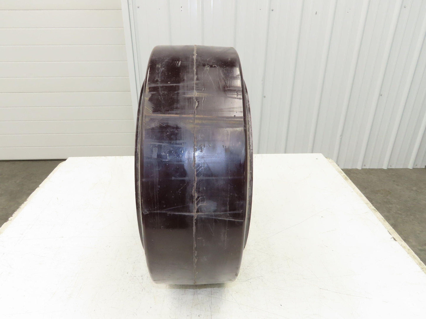 Superior Tire 18x7x12-1/8 Press-On Forklift Tire Polyurethane Smooth Cushothane