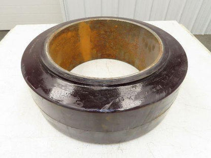 Superior Tire 18x7x12-1/8 Press-On Forklift Tire Polyurethane Smooth Cushothane