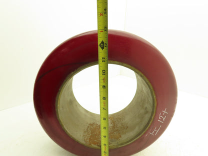 13"x 5-1/2"x 8" Press-On Forklift Tire Polyurethane Smooth Cushothane Red
