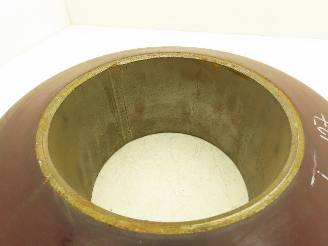 13"x 5-1/2"x 8" Press-On Forklift Tire Polyurethane Smooth Cushothane Red