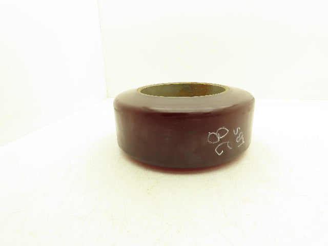 13"x 5-1/2"x 8" Press-On Forklift Tire Polyurethane Smooth Cushothane Red