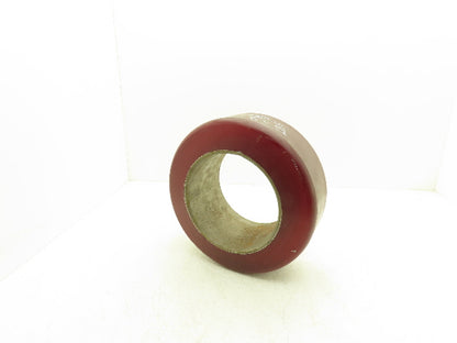 13"x 5-1/2"x 8" Press-On Forklift Tire Polyurethane Smooth Cushothane Red