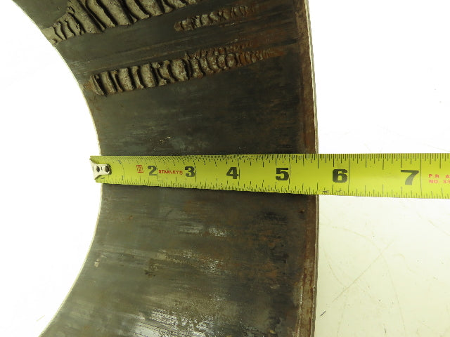 13-1/4"x 5-1/2"x 8" Press-On Forklift Tire Polyurethane Smooth Cushothane Black