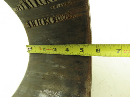 13-1/4"x 5-1/2"x 8" Press-On Forklift Tire Polyurethane Smooth Cushothane Black