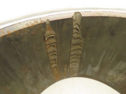 13-1/4"x 5-1/2"x 8" Press-On Forklift Tire Polyurethane Smooth Cushothane Black