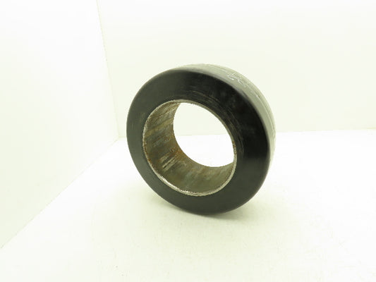 13-1/4"x 5-1/2"x 8" Press-On Forklift Tire Polyurethane Smooth Cushothane Black