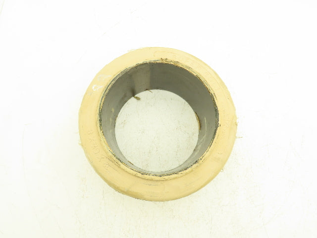 Mitco 12x5-1/2x8 Super Solid Press-On Forklift Tire Smooth Non-Marking White