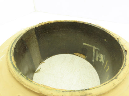 Mitco 12x5-1/2x8 Super Solid Press-On Forklift Tire Smooth Non-Marking White