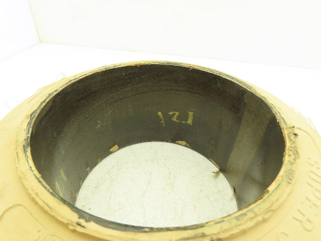 Mitco 12x5-1/2x8 Super Solid Press-On Forklift Tire Smooth Non-Marking White