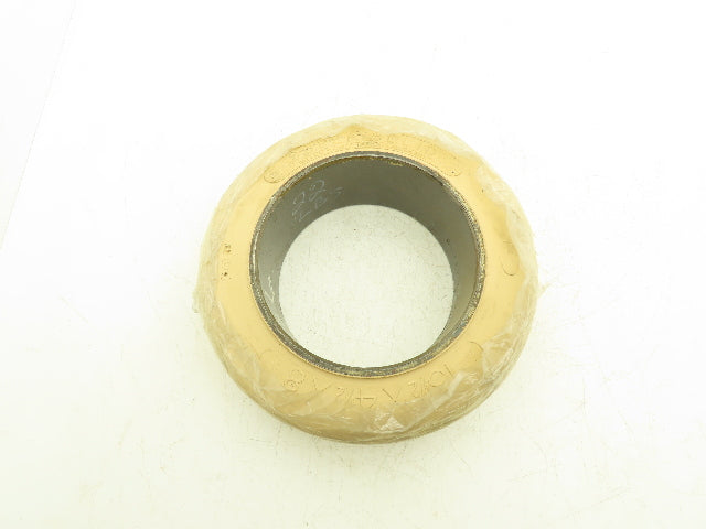 Mitco 13-1/2x4-1/2x8 Super Solid Press-On Forklift Tire Smooth Non-Marking White